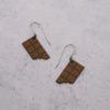 Chocolate Bar Earrings
