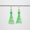 Spiral Christmas Tree Earrings