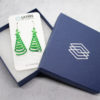 Spiral Christmas Tree Earrings - Image 6